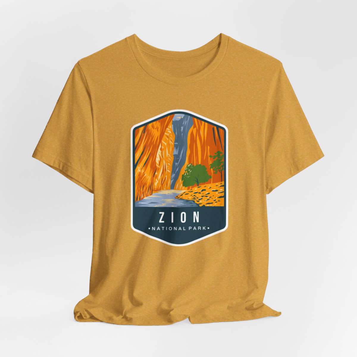 Zion National Park Color Badge 01 Short Sleeve Tee