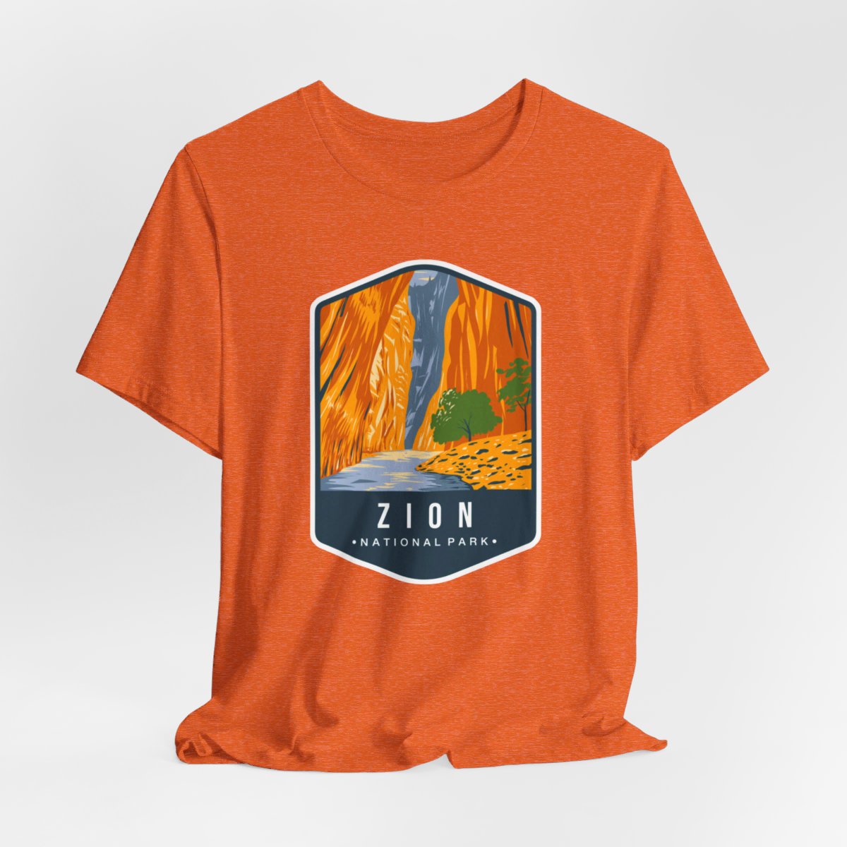Zion National Park Color Badge 01 Short Sleeve Tee