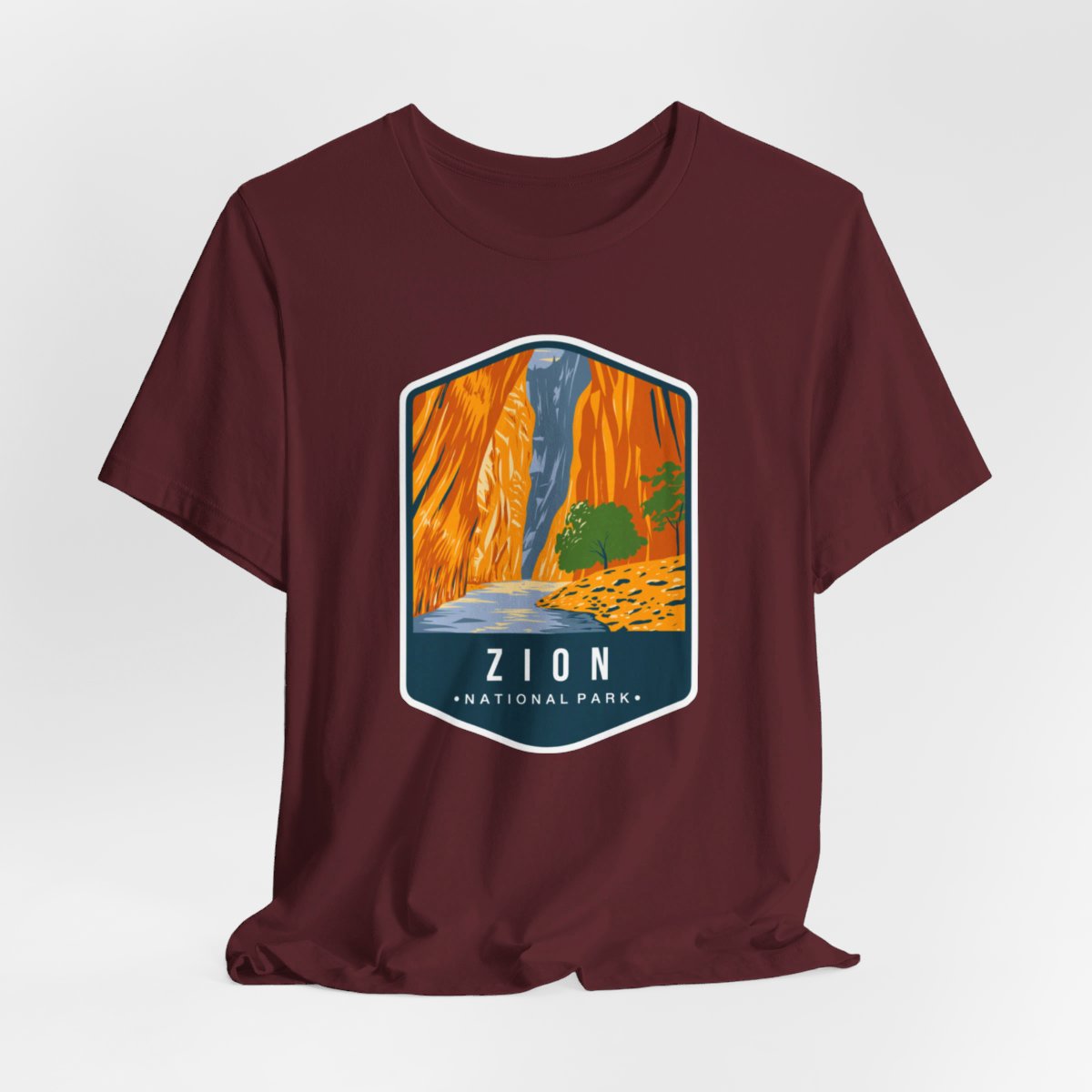 Zion National Park Color Badge 01 Short Sleeve Tee
