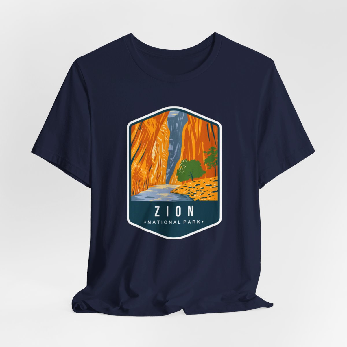 Zion National Park Color Badge 01 Short Sleeve Tee