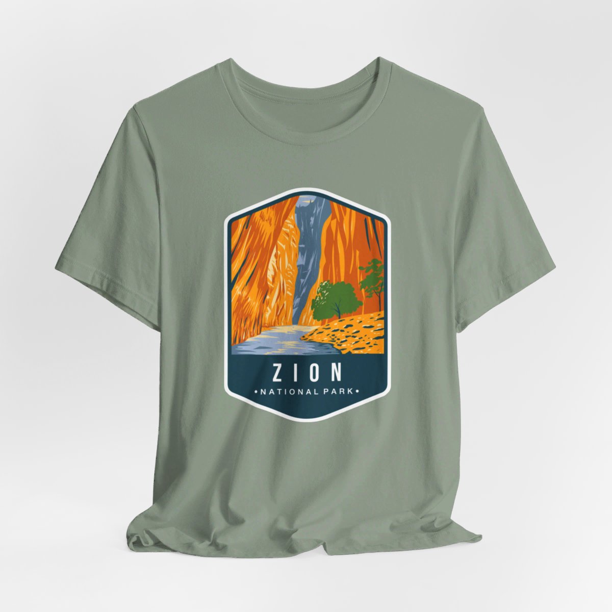 Zion National Park Color Badge 01 Short Sleeve Tee