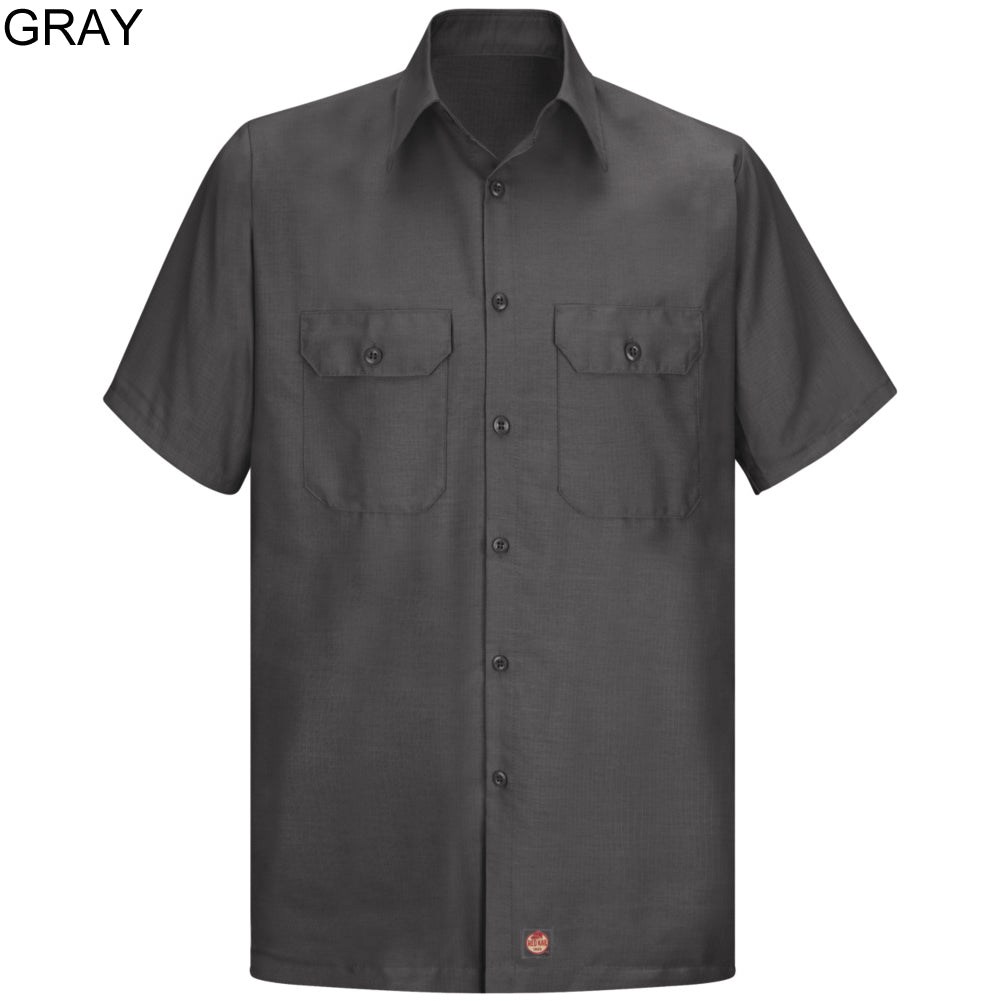 Men's Solid Ripstop Short Sleeve Shirt